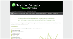 Desktop Screenshot of nectarbeauty.com.au