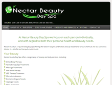 Tablet Screenshot of nectarbeauty.com.au